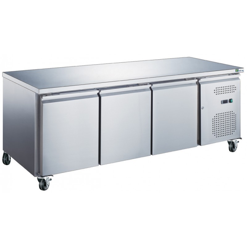 TABLES RÉFRIGÉRÉES série star 600x400 plans de travail inox évaporateur traité (AA38PP)