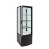 Vitrine panoramique, 5 grilles, 360 LT, Noire