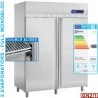 Armoire de congélation ventilée 1400 Lit. 2 portes GN 2/1, sur roues