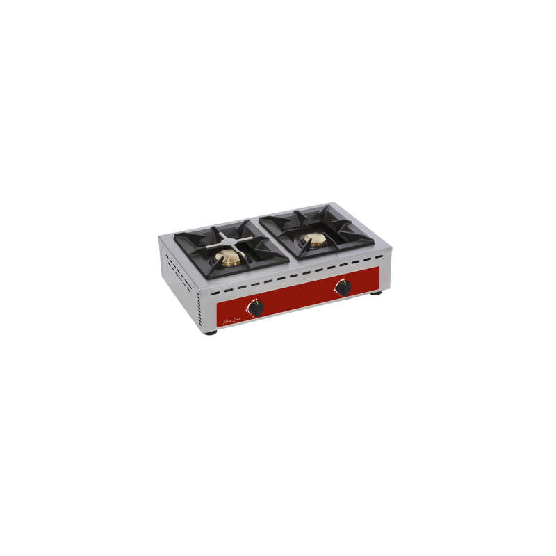 Réchaud de table - 2 feux vifs (7+5 kW)