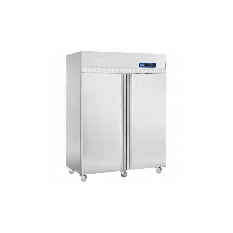 Armoire de congélation ventilée 1400 Lit. 2 portes GN 2/1, sur roues