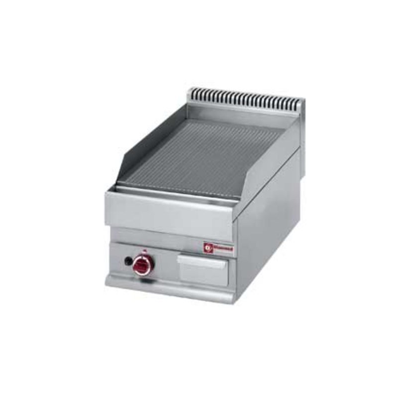 Plaque de cuisson gaz rainurée diamond