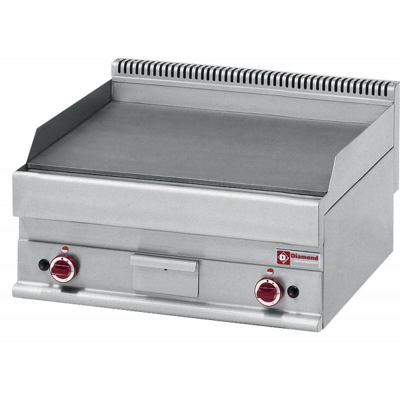 Plaque de cuisson gaz lisse 700x650x280/380  diamond