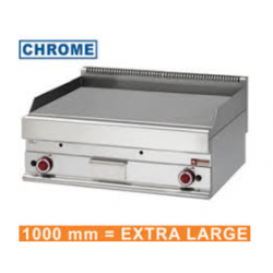 Plaque de cuisson électrique chrome extra large, 1000x650xh280/380