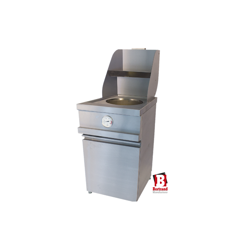 friteuse au gaz marque bertrand 1 cuve ronde