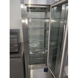 Vitrine panoramique, 5 grilles, ventilée, 360 LT, Inox.