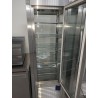 Vitrine panoramique, 5 grilles, ventilée, 360 LT, Inox.