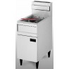 Friteuse gaz "haut rendement", cuve 23 litres