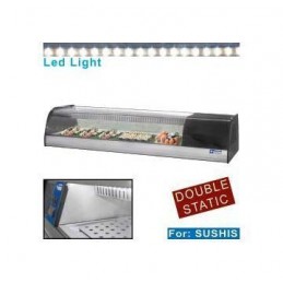 Vitrine à tapas réfrigérée, 6x GN 1/3 - 40 mm (inclus) Tapas Line