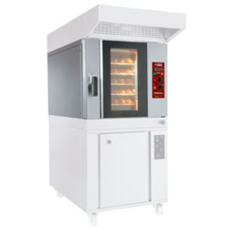 Four à convection gaz, 12x EN (GN), humidificateur automatique