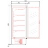 CCABINET MINIMARKET REFROIDISSEMENT PAR RIDEAU D'AIR 2003