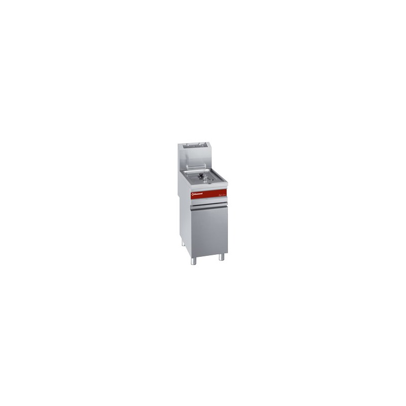 Friteuse gaz 1 cuve 15 litres sur armoire