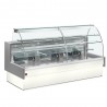 Comptoir vitrine patiserie réfrigéré 1400x980 froid statique,