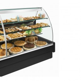 Comptoir vitrine patiserie réfrigéré 1400x980 froid statique,