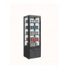 Vitrine panoramique, 5 grilles, 360 LT, Noire