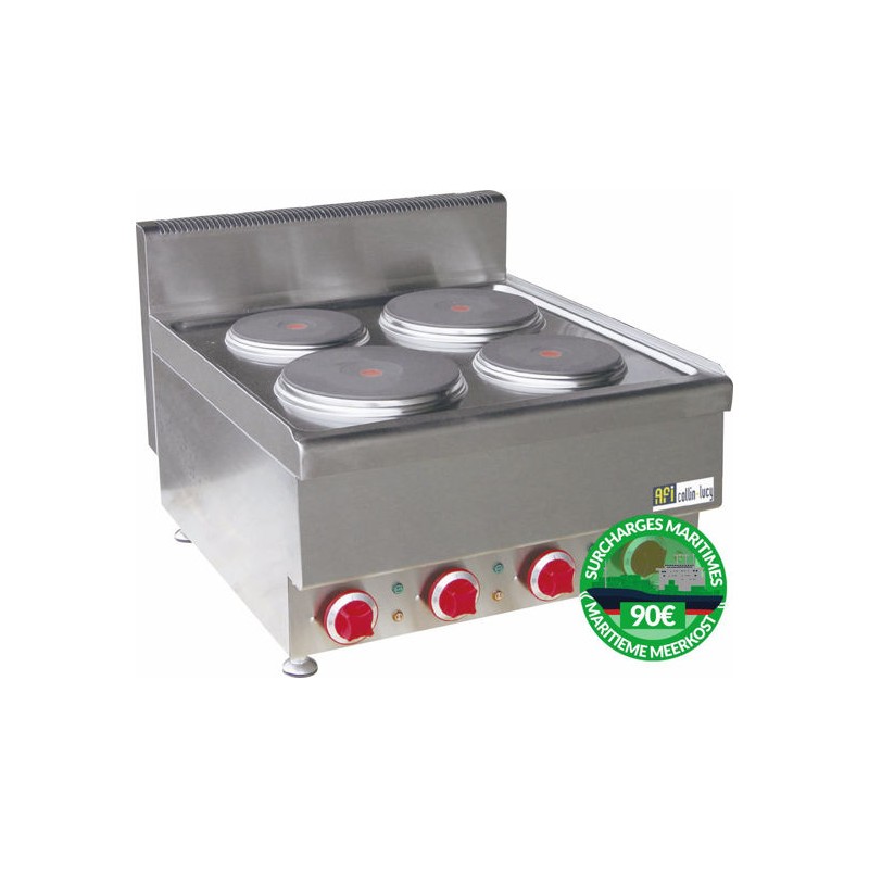 Plaque électrique - 4 zones de cuissonde chauffe 650 (JUS-TZ-4)