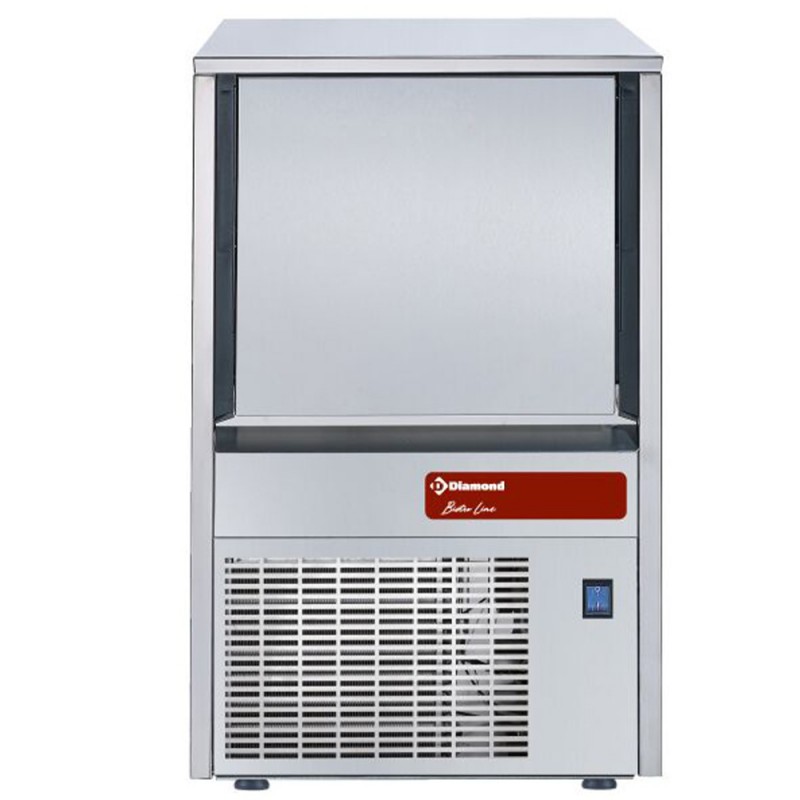 Machine à glaçons creux 22 kg avec réserve 9 kg Bistro Line