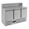 saladette ou table a pizza 3 portes 7x1/6GN +2 / + 8