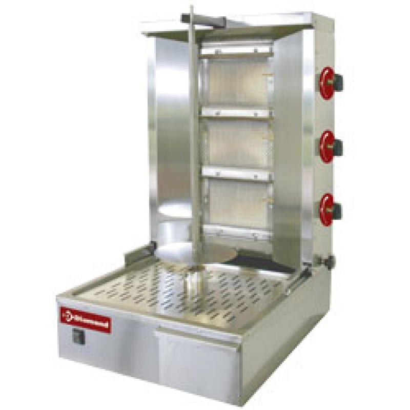 Gyros grill gaz 3 bruleurs 35 kg diamond