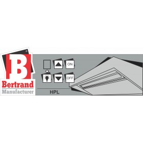 Hotte complètes DULUX 3000 x 900 mm Bertrand