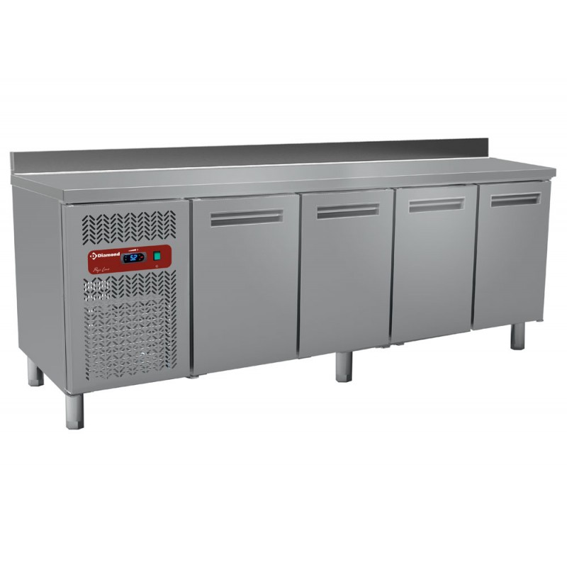 Table frigorifique, ventilée, 4 portes GN 1/1 (550 Lit.)