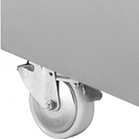 Armoire frigorifique ventilée 1400 Lit. 2 portes GN 2/1, sur roues Gastro Line PLUS