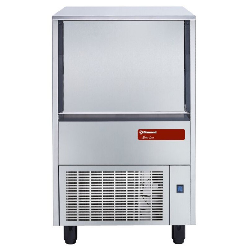 Machine à glaçons creux 48 kg avec réserve 25kg