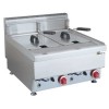 Friteuse au gaz double 2 X 10 LITRES 12 KW
