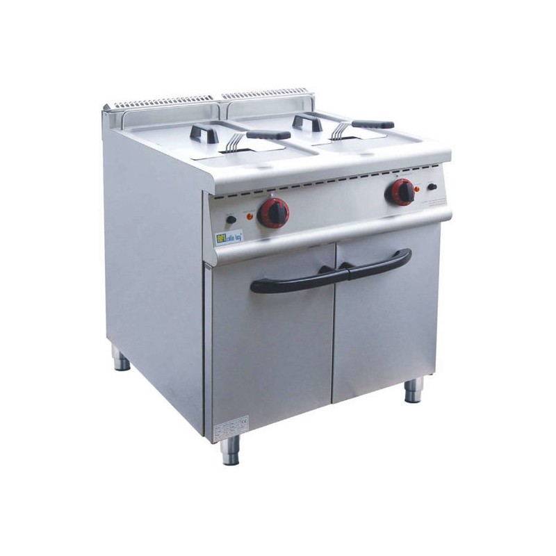 Friteuse électrique sur coffre 20 L double - Série 700 (JZH-TC-2)