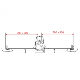 Laminoir à bande de table, 500x700 mm - Vitesse variabletable, 500x700 mm