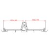 Laminoir à bande de table, 500x700 mm - Vitesse variabletable, 500x700 mm