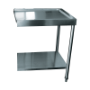 Table entrée/sortie 700X575x850 pour lave-vaisselle