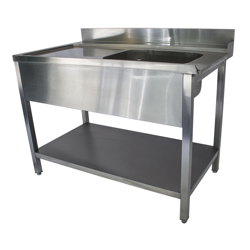 entrée 1600x700x900 pour lave-vaisselle avec sous tablette