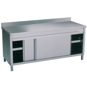 Armoire en inox porte...