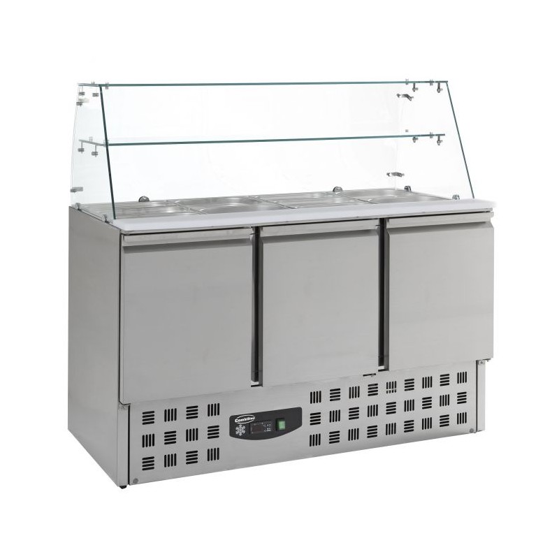 SALADETTE RÉFRIGÉREE AVEC VERRE 3 PORTES