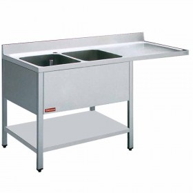 Plonge en inox 1600x700x900...