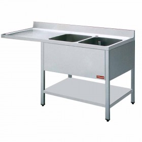 Plonge en inox 1600x700x900...