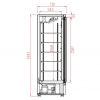RÉFRIGÉRATEUR 4 PORTES EN VERRE
