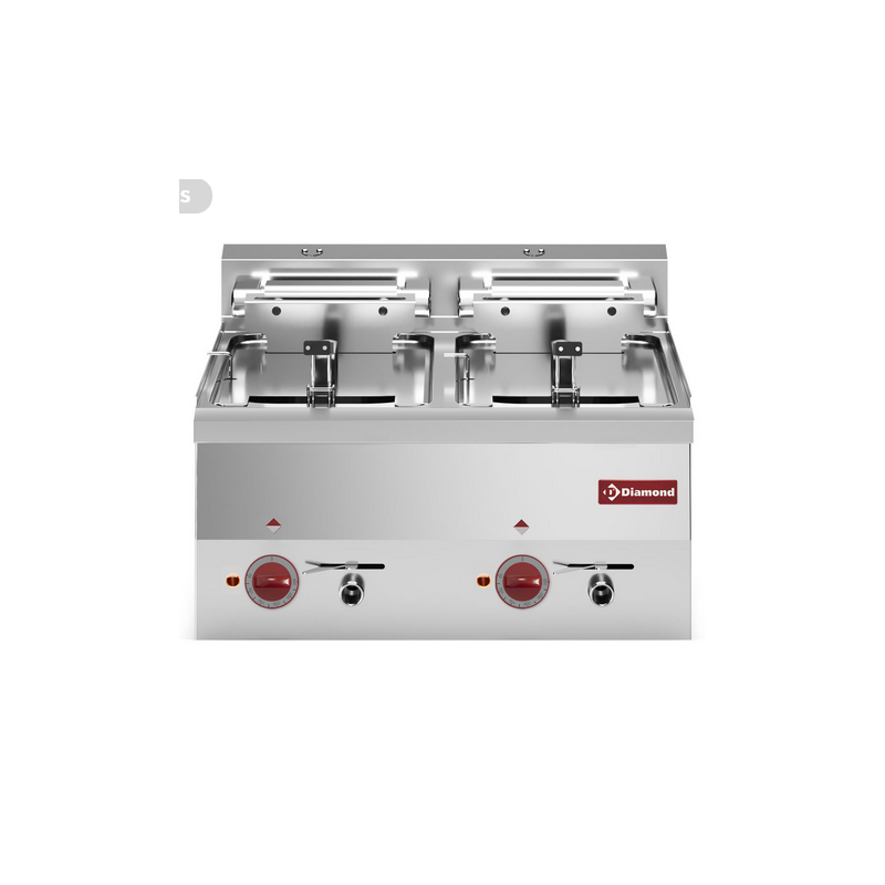 Friteuse électrique, 2 cuves 10 litres -Top-