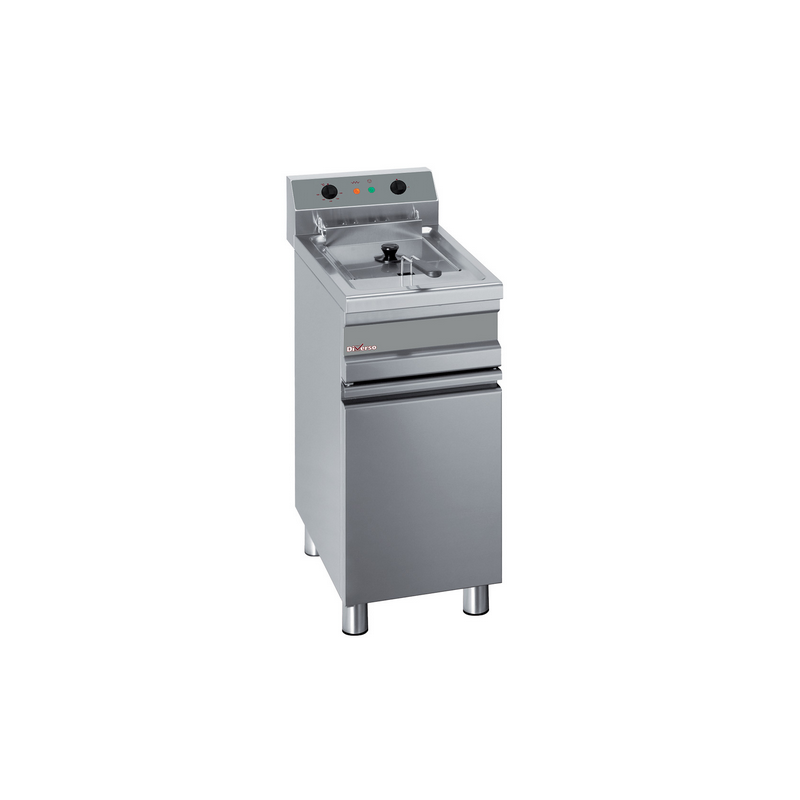 Friteuse électrique 1 cuve 14 litres sur armoire