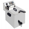 Friteuse de table électrique 10 litres + robinet de vidange de vidange
