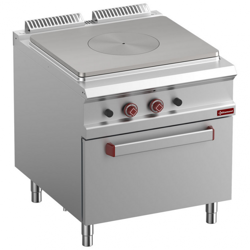 Fourneau taque coup de feu sur four gaz Master 900