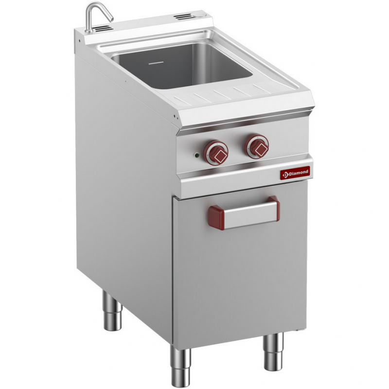 Cuiseur à pâtes électrique 1 cuve 26 Lt (s/paniers), sur armoire Optima 700
