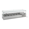 structure saladette 1.20m de 5 bac 1/4
