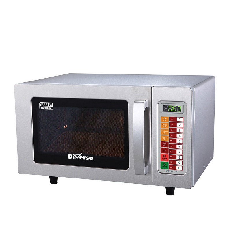 1000 W Four micro-ondes en inox. (25 Lt), digital