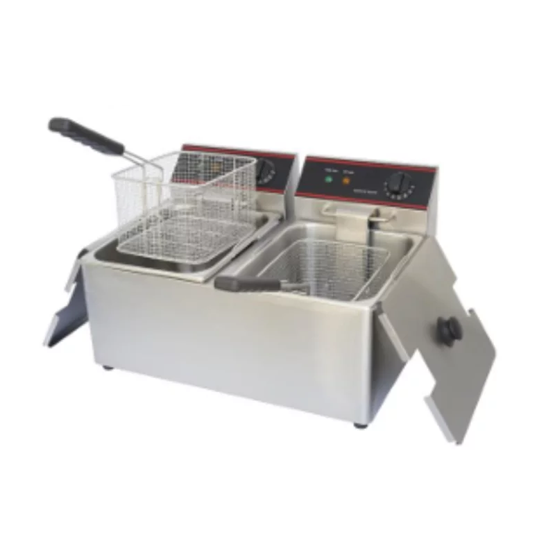 Friteuse électrique sur table 2x8 litres 2x3250w Cuistance