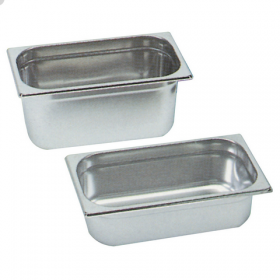 Bac inox Gastronorm 1/4 h40 mm