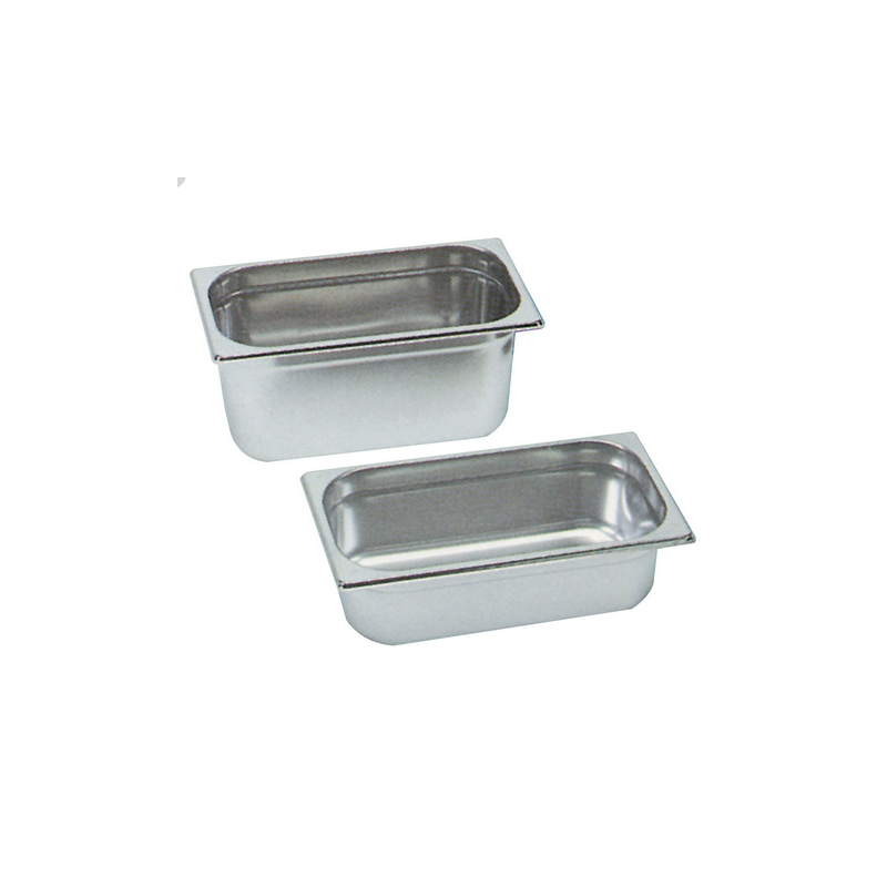 Bac inox Gastronorm 1/4 h100 mm