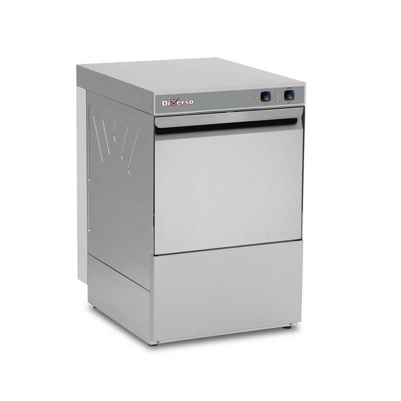 Lave-verres panier 400x400 mm, avec pompe vidange et Kit doseur détergent liquide