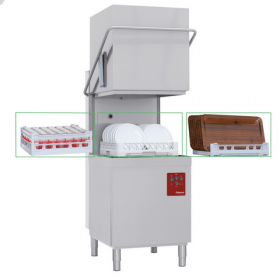 Lave-vaisselle capot, panier 500x500 mm